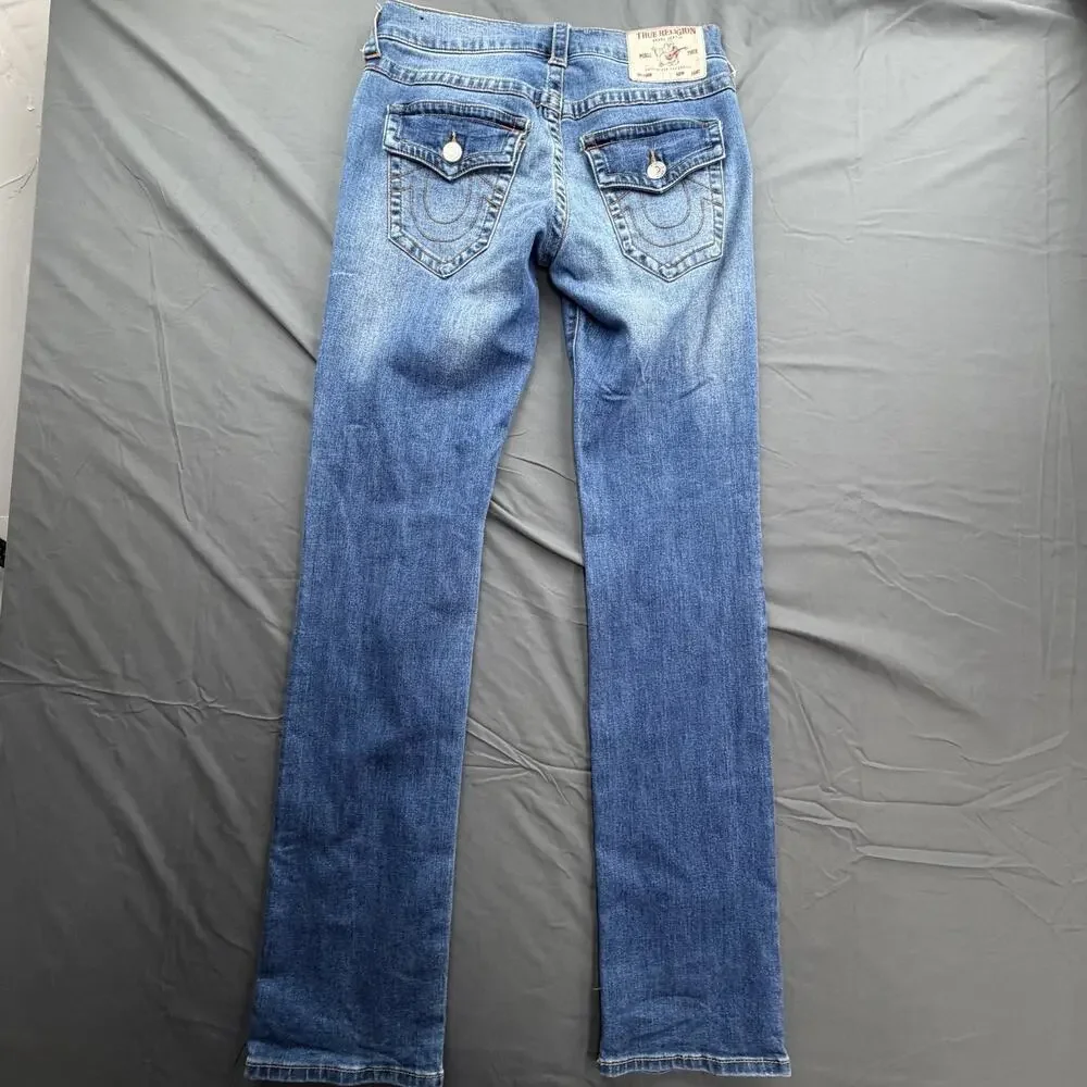True Religion Ricky Relaxed Straight Jeans Men’s 28 Blue